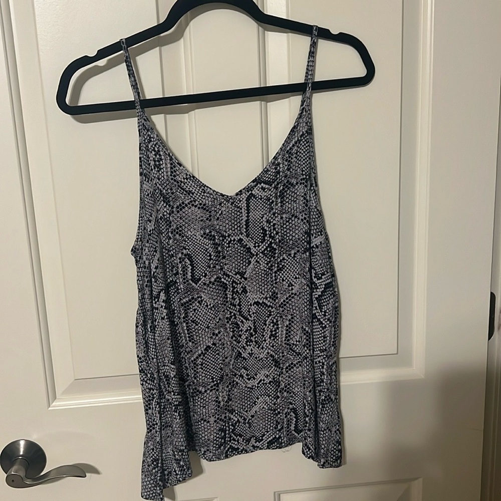 Snake print camisole, size M